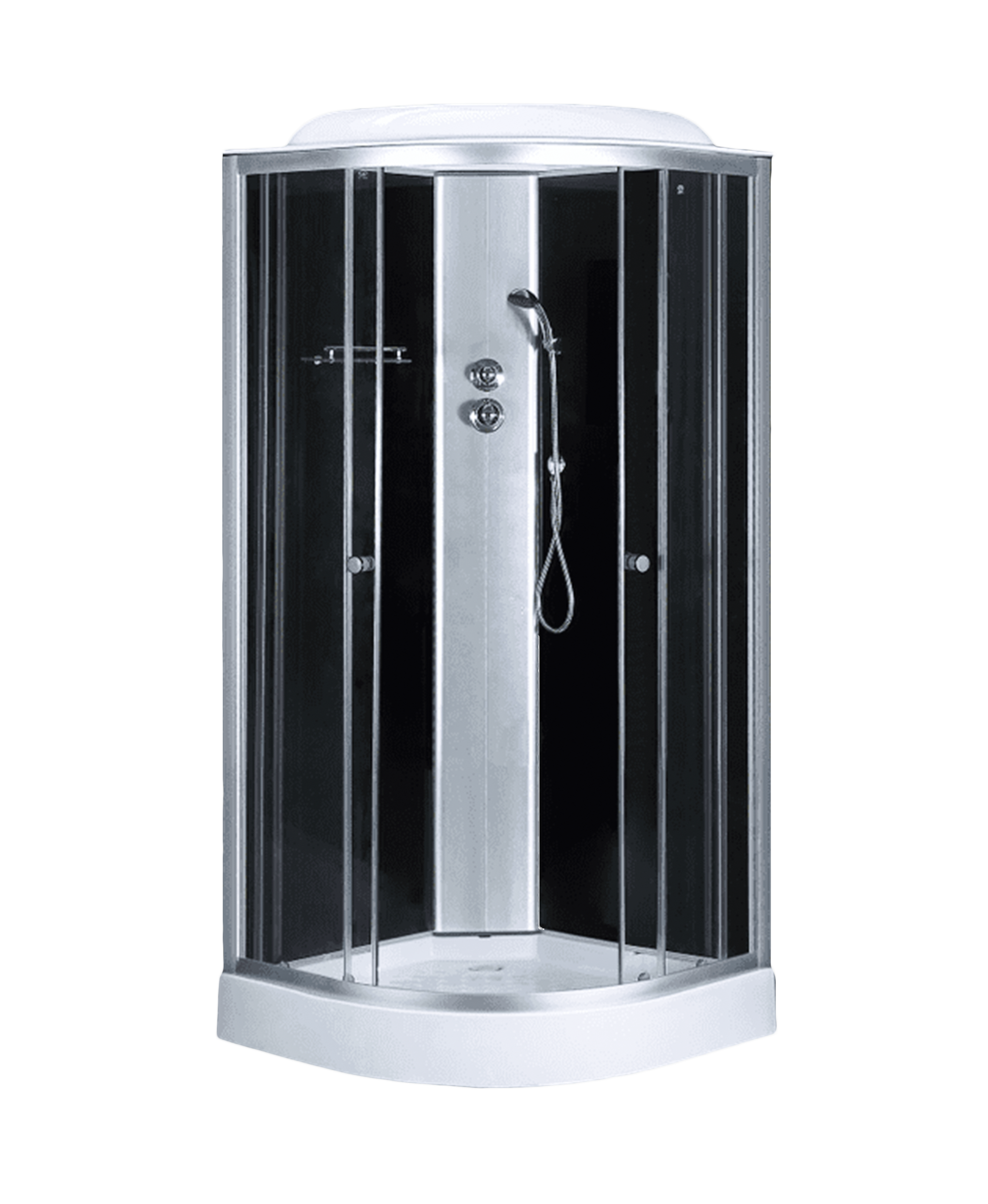 Душевая кабина 7690A  GEKKO 900*900*2150 низкий поддон. темная