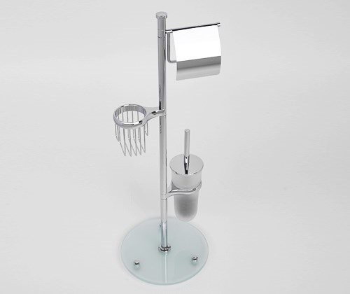 Стойка напольная (бумагодер-ль, держ. освежителя, ерш), К-1256 WK