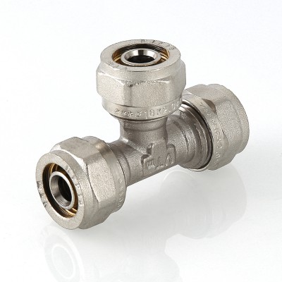 Тройник 26-20-26 (Металлопластик) (331) обжимной