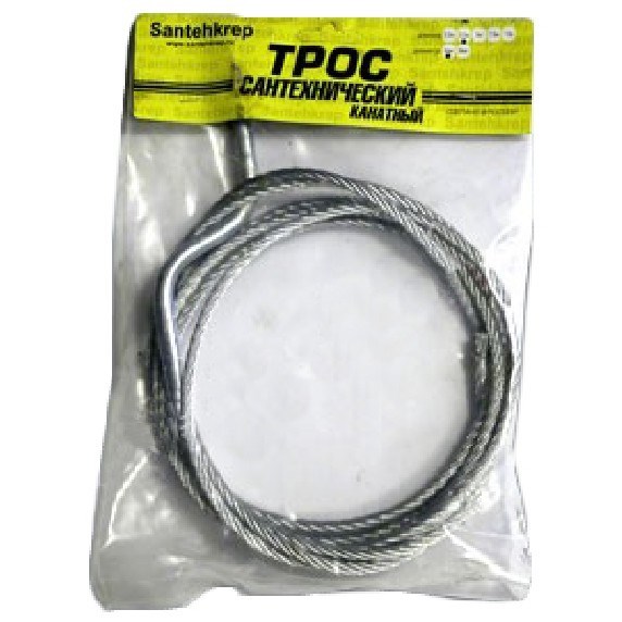 Трос сантехнический 6д 5м канатный САНТЕХКРЕП