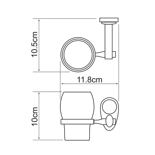 Подстаканник одинарный К-9228 Main WK