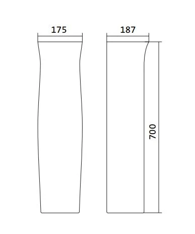 Раковина с пьедесталом "Анимо-50"