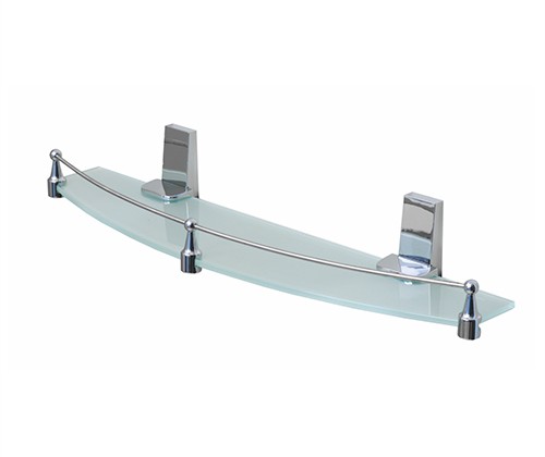 Полка стеклянная с бортиком К-6044 Lopau WK