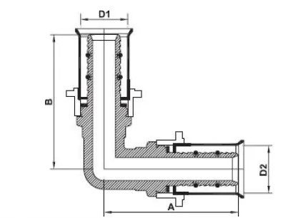 Угольник пресс 16 VALTEC VTm.251.N.001616