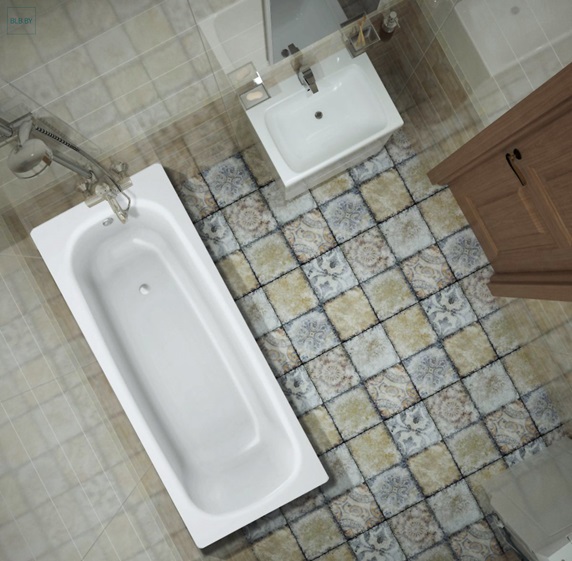 Ванна стальная Universal150*70  HG (BLB)  