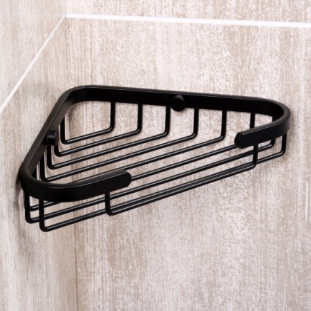 Полка металл. K-733 угловая BLACK WK