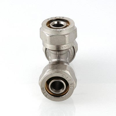 Тройник 26-20-26 (Металлопластик) (331) обжимной