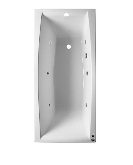 Ванна акриловая ГМ VIOLA (150х70) 6ф Латунь