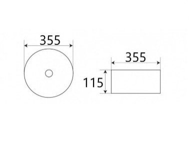Раковина для ванной C1107