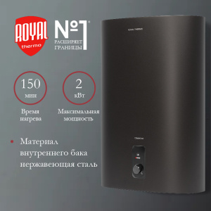 Водонагреватель Royal Thermo EWH 80 Citadel Unic GRAFIT