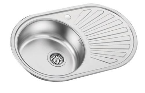 Мойка 78*50 врезная правая  Турция 0,8мм . 