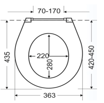Сиденье Haro "Como", с микролифтом, C2702Y, быстросъёмное, дюропласт, белое