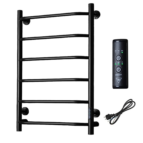 Полотенцесушитель Пэк сп 6  80*50 черный ВГП