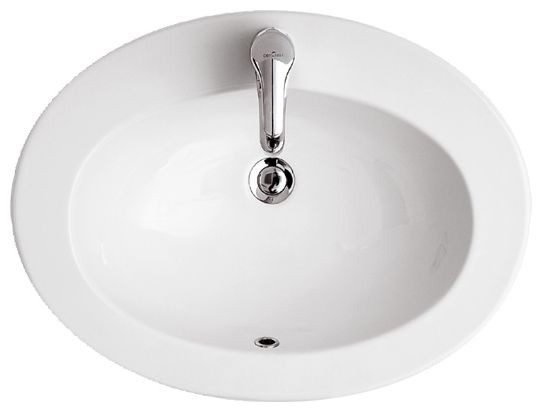 Умывальник на столешницу " Gamma"c 1 отв.