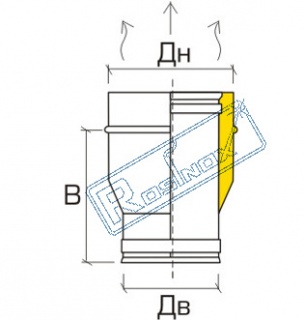 Адаптер котла Д-150 (кислотостойк) ТЕРМО