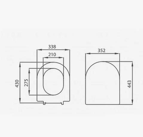 Сиденье дюропласт "Next" металл крепления (Самара)
