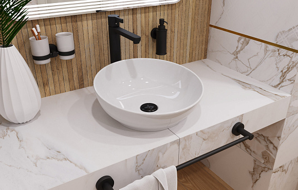 Умывальник накладной Art 40 CUT Белый S1