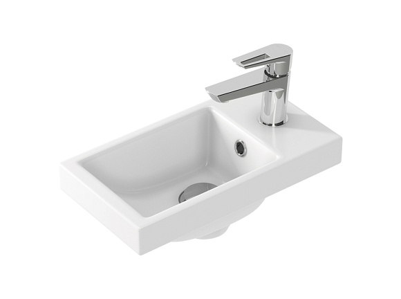 Умывальник на столешницу " COMO 40"c 1 отв.