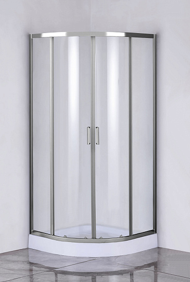 Душевое ограждение с поддоном  GEKKO SW-815B chrome 90*90*200