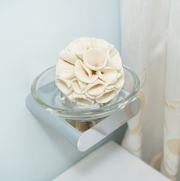 Мыльница стеклянная 23103А