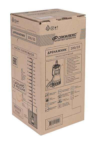 Насос дренажный ДРЕНАЖНИК 200/25 арт.5152