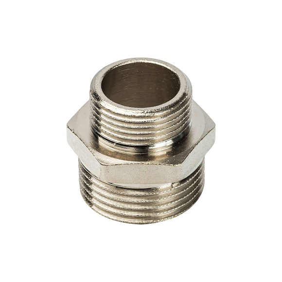 Ниппель НН никелированный 1"*3/4 арт. SFТ-0004-000134 STOUT