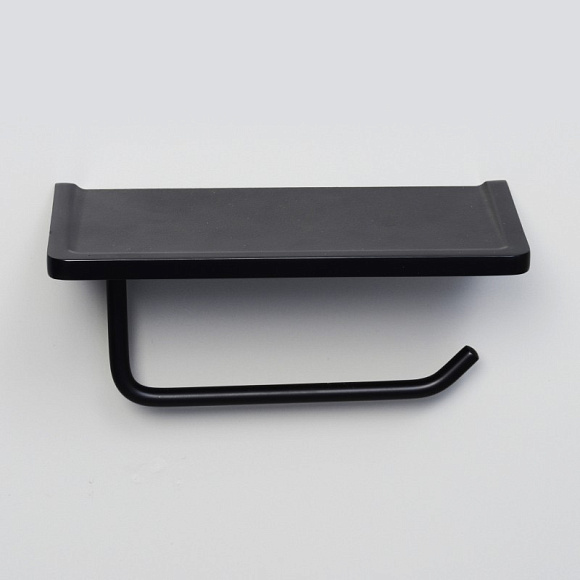 Держатель для туалетной бумаги с полочкой для телефона К-1525 WK