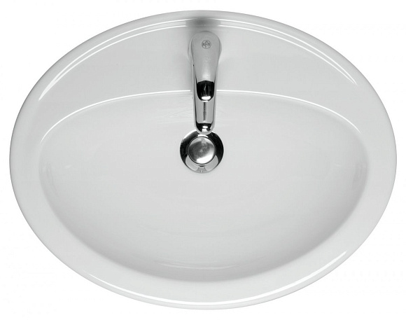 Умывальник на столешницу " Calla-54"c 1 отв.