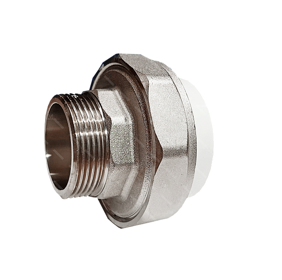 Муфта комбинир. раз. растр. ПП D50-1 1/2"НР РВК