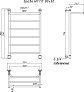 Полотенцесушитель Браво НП 1 П 80*50