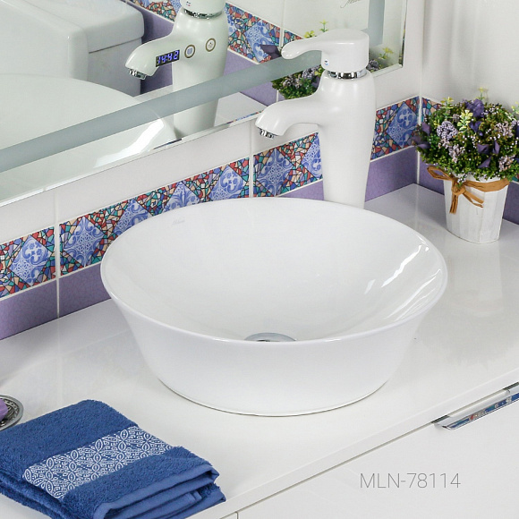 Раковина MLN-78114 белая