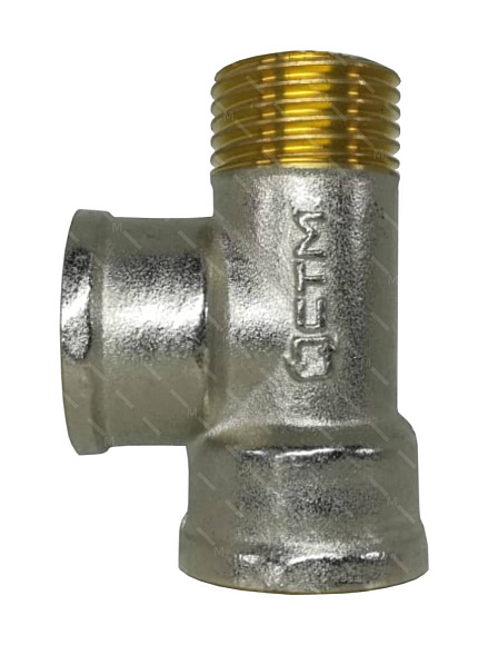 Тройник 1/2" вн/вн/нар (0917.1515) латунный