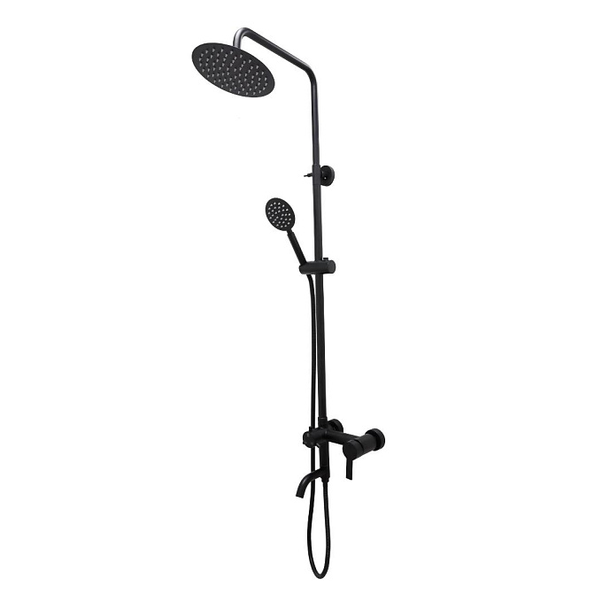 Смеситель/душа стационарный Gatto L04H Black