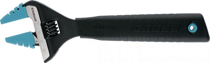 Ключ разводной 150 мм, тонкие губки, Gross 15567