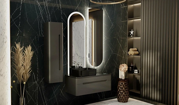 Пенал Shine 125 подвесной Антрацит