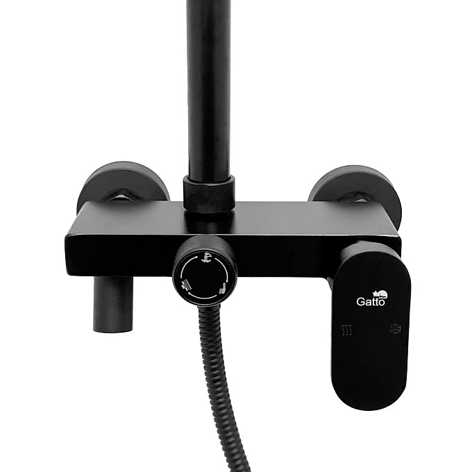 Смеситель/душа стационарный Gatto MS-8026 Black