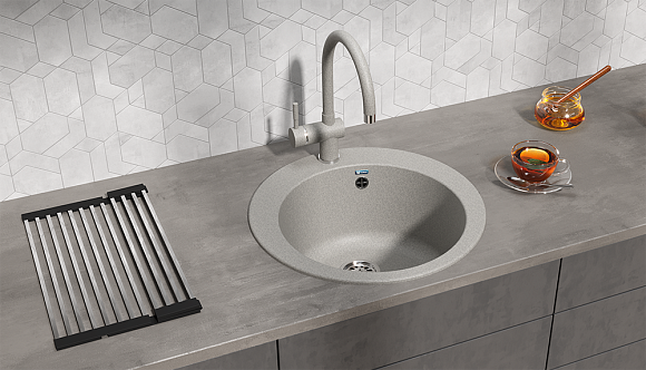 Мойка Ulgran U-405-310 ( d495) серый