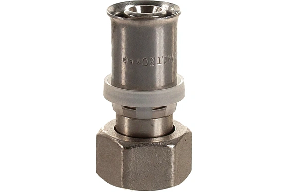 Соединитель коллекторный пресс для м/п трубы 16*1/2 VTc.712.1604