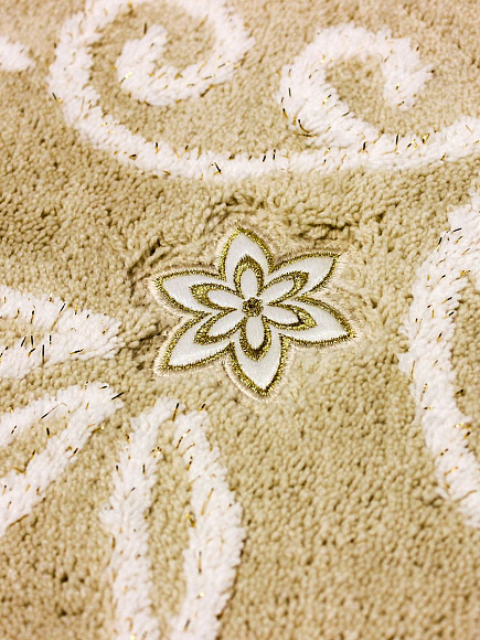 Коврик д/ванной LC бежевый 50*80 акрил NFL-03/1