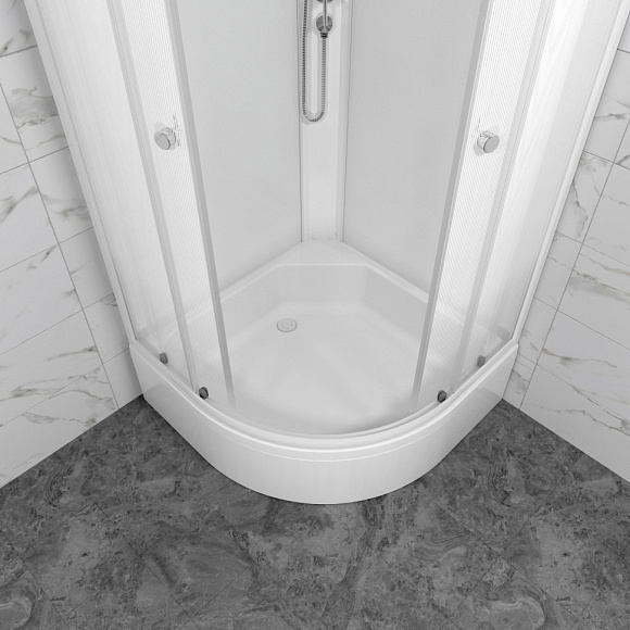 Душевая кабина Лайт В 900*900*231,5 средний поддон. светлая