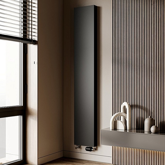 Дизайн-радиатор Royal Thermo Flat 300-1800 Noir Sable (черный)