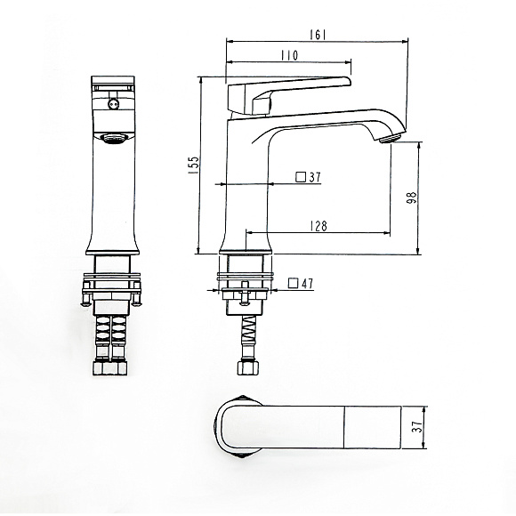 СМ-Т ГЕККО LM-2211-CP Chrome