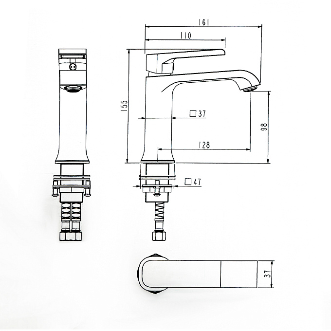 СМ-Т ГЕККО LM-2211-CP Chrome