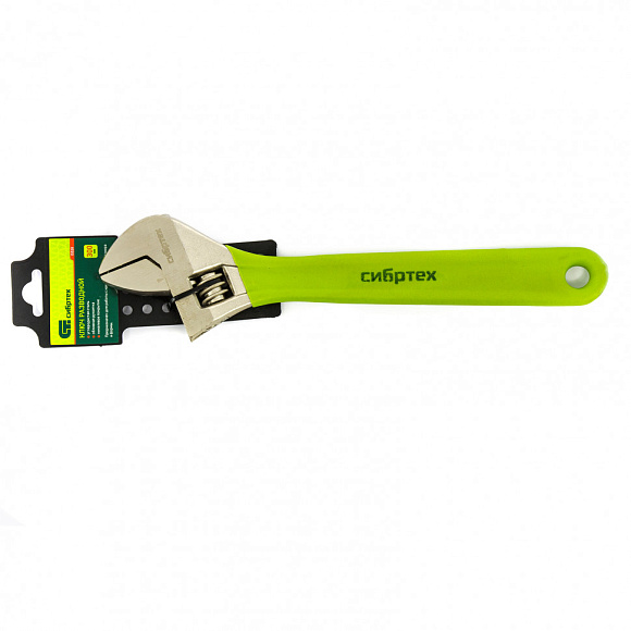 Ключ разводной 300 мм никелированный Сибртех 15528