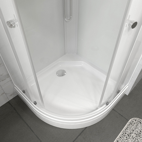 Душевая кабина Лайт А 900*900*217,5 низкий поддон. светлая