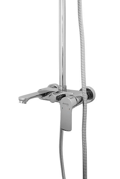 Смеситель/душа стационарный  ГЕККО VB-2708C