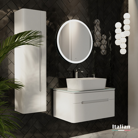 Пенал Shine 125 подвесной Белый 