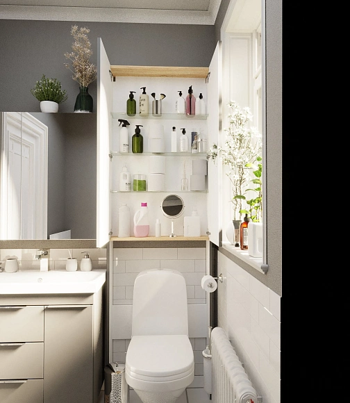 Шкаф Gaula 60H 2д Black