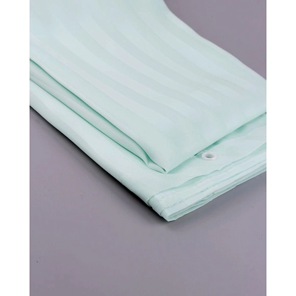 Штора S-1820G Салатовая (полосы)180Х200