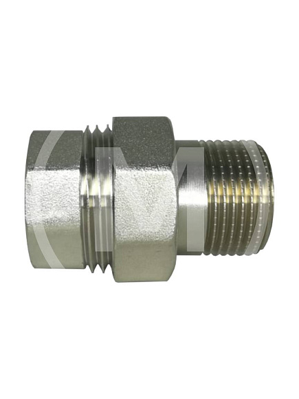 Присоединитель 11/4" прямой вн/нар (190-015) лат